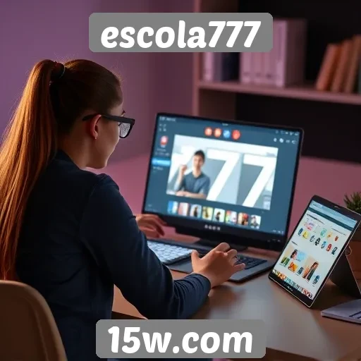 Plataforma Escola777 oferece aulas interativas online